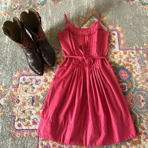 LOFT Pink Sleeveless Dress